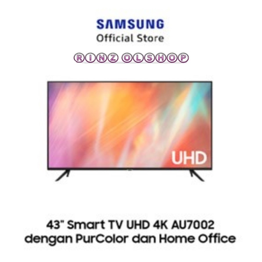 SAMSUNG 43AU7002 SMART TV CHRYSTAL UHD 4K UA43AU7002KXXD LED 43INCH