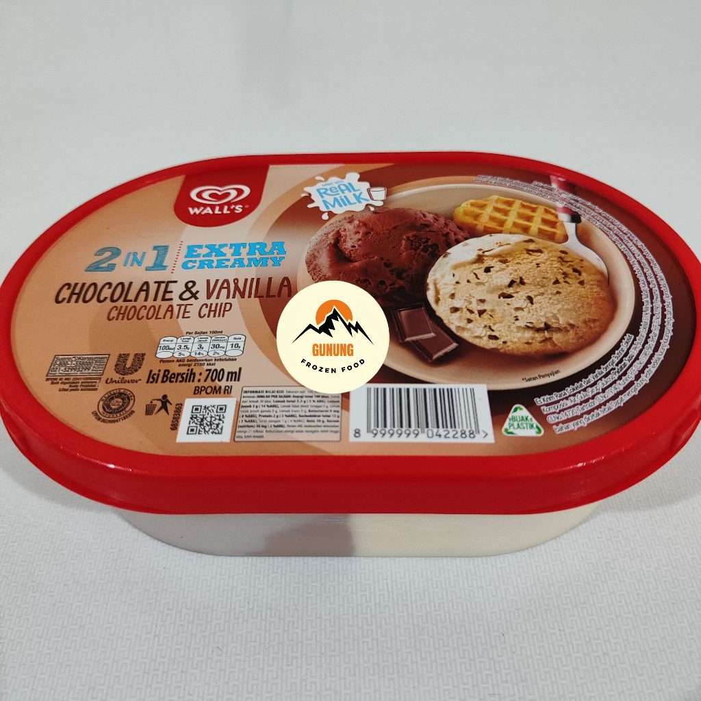 

Wall's Chocolate&Vanilla ChocoChip - 700ml