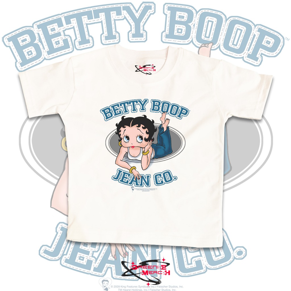 Crop Top Baby Tee Vintage Betty Boop Jeans Co