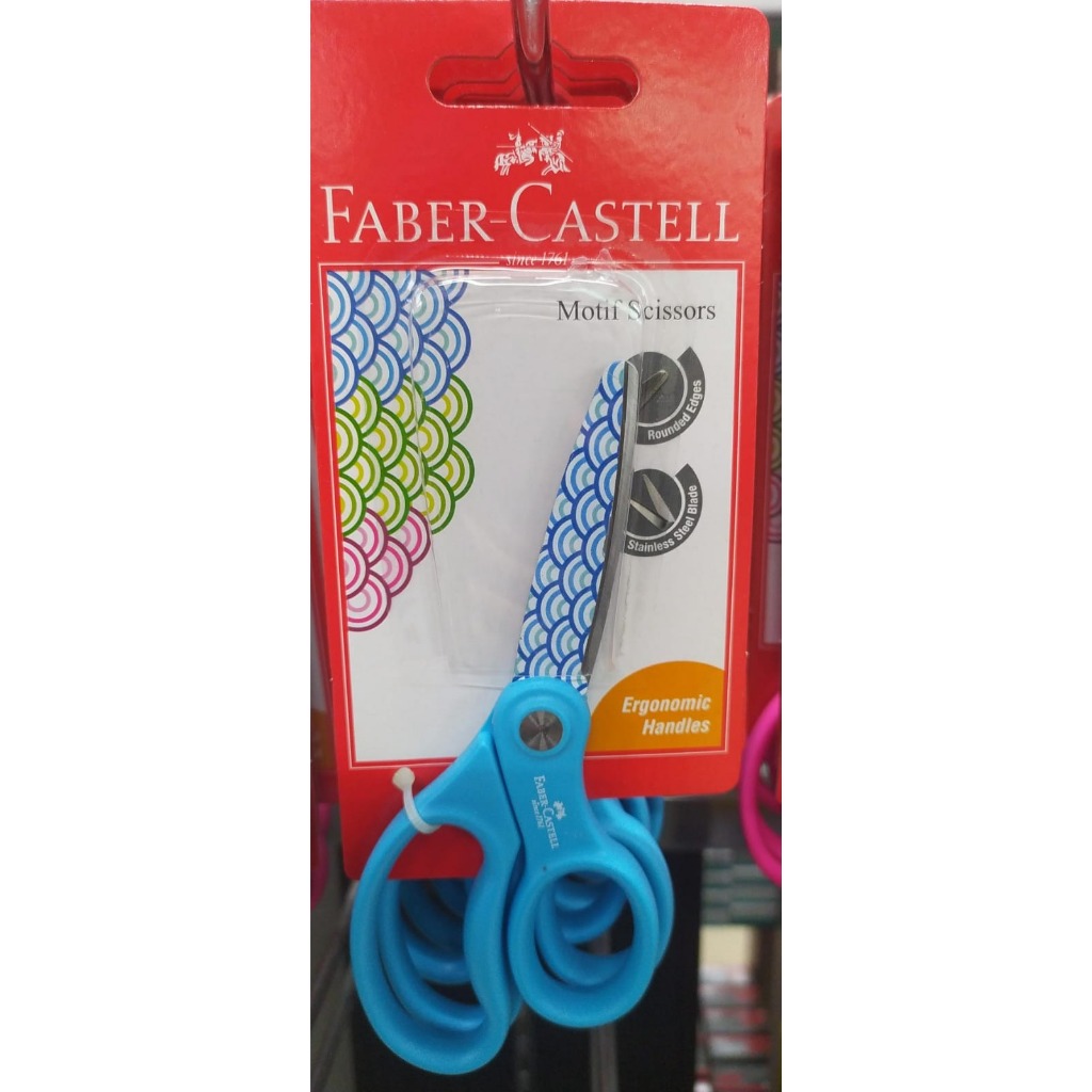 

Gramedia - Faber Scissors Motif Blue 187752