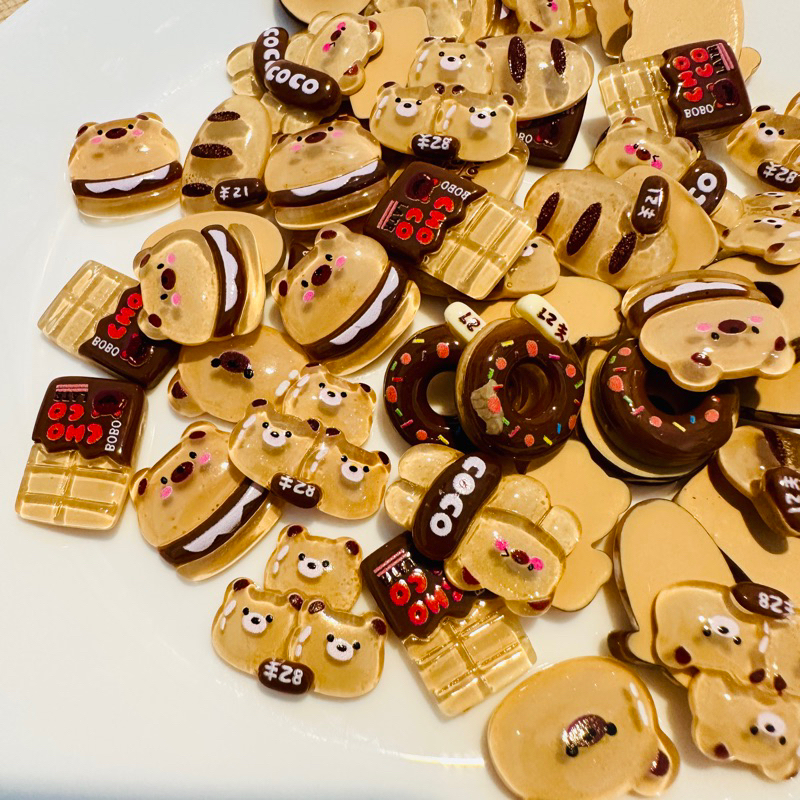 Clay Resin Choco Karakter / Tempelan Clay resin