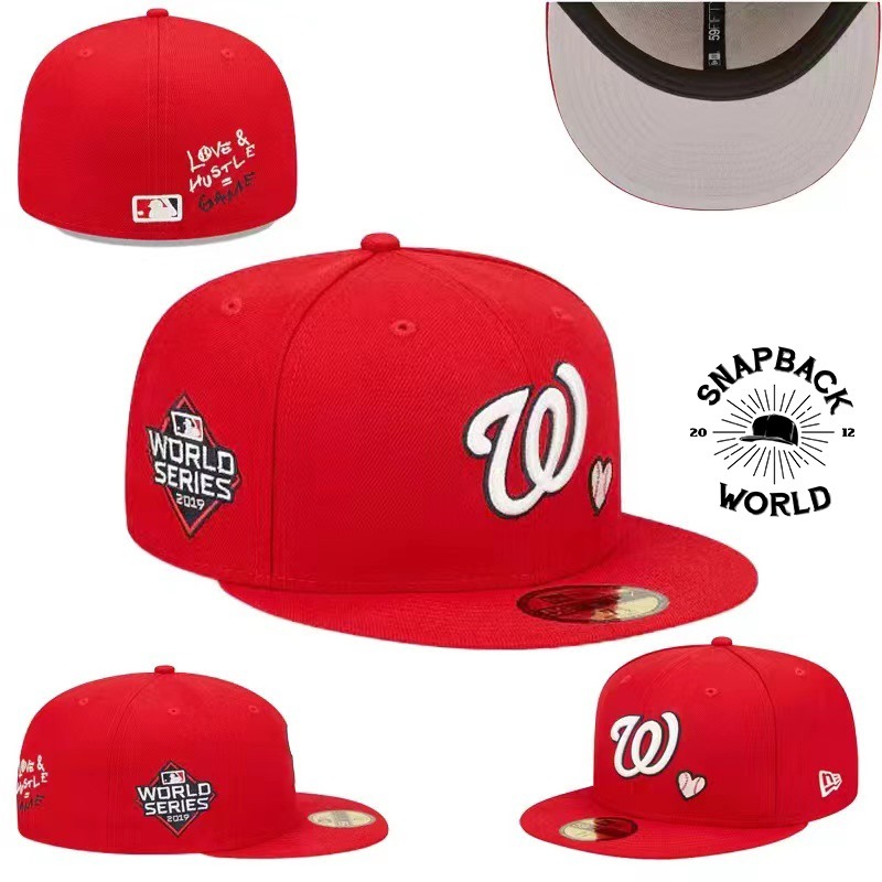 Washington Nationals fitted cap snapback import world series