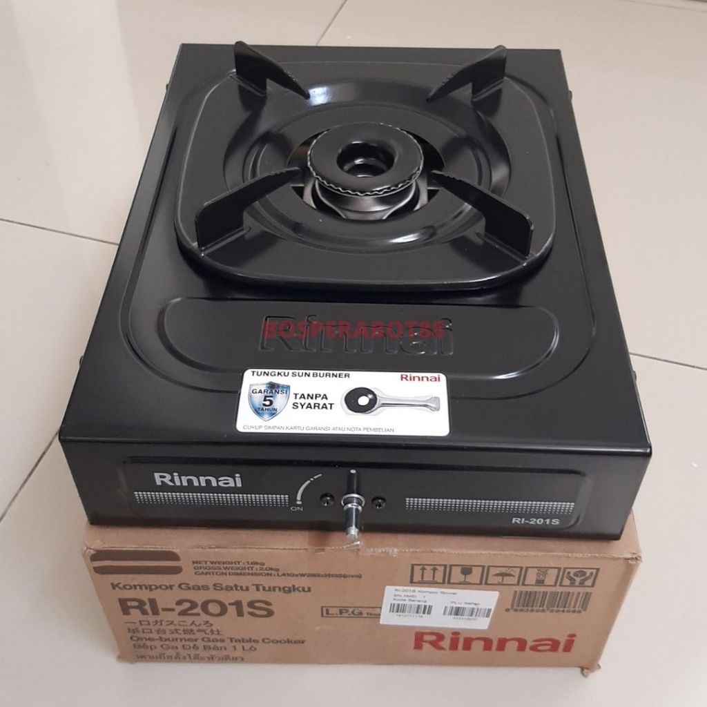 KOMPOR GAS 1 TUNGKU RINNAI RI 201 S Kompor Rinai 1 Tungku