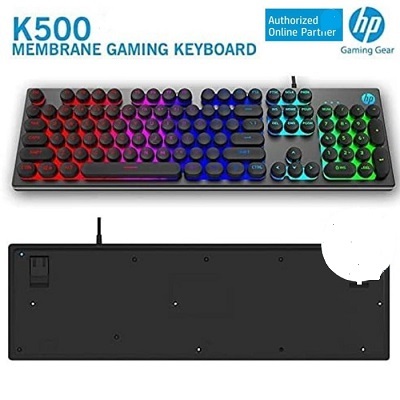 Keyboard Gaming Semi Mechanical HP K 500