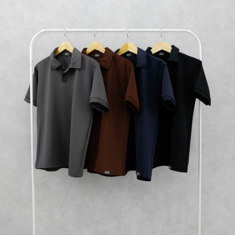 Polo Shirt Pria Korea | Kaos Polo Shirt | Kaos Pria Berkerah | Cuba Poloshirt Scuba Modern Fit