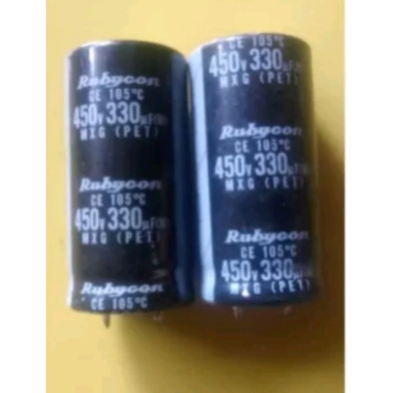 ELCO 450V 330UF T5CM D2.5CM BEKAS