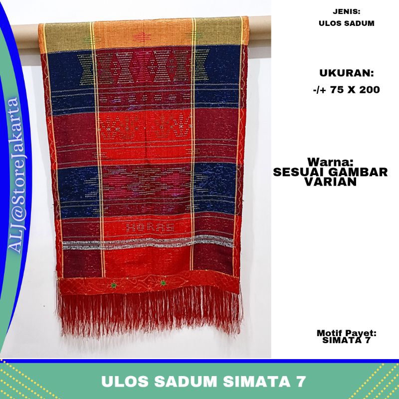 ULOS SADUM PELANGI SIMATA 7