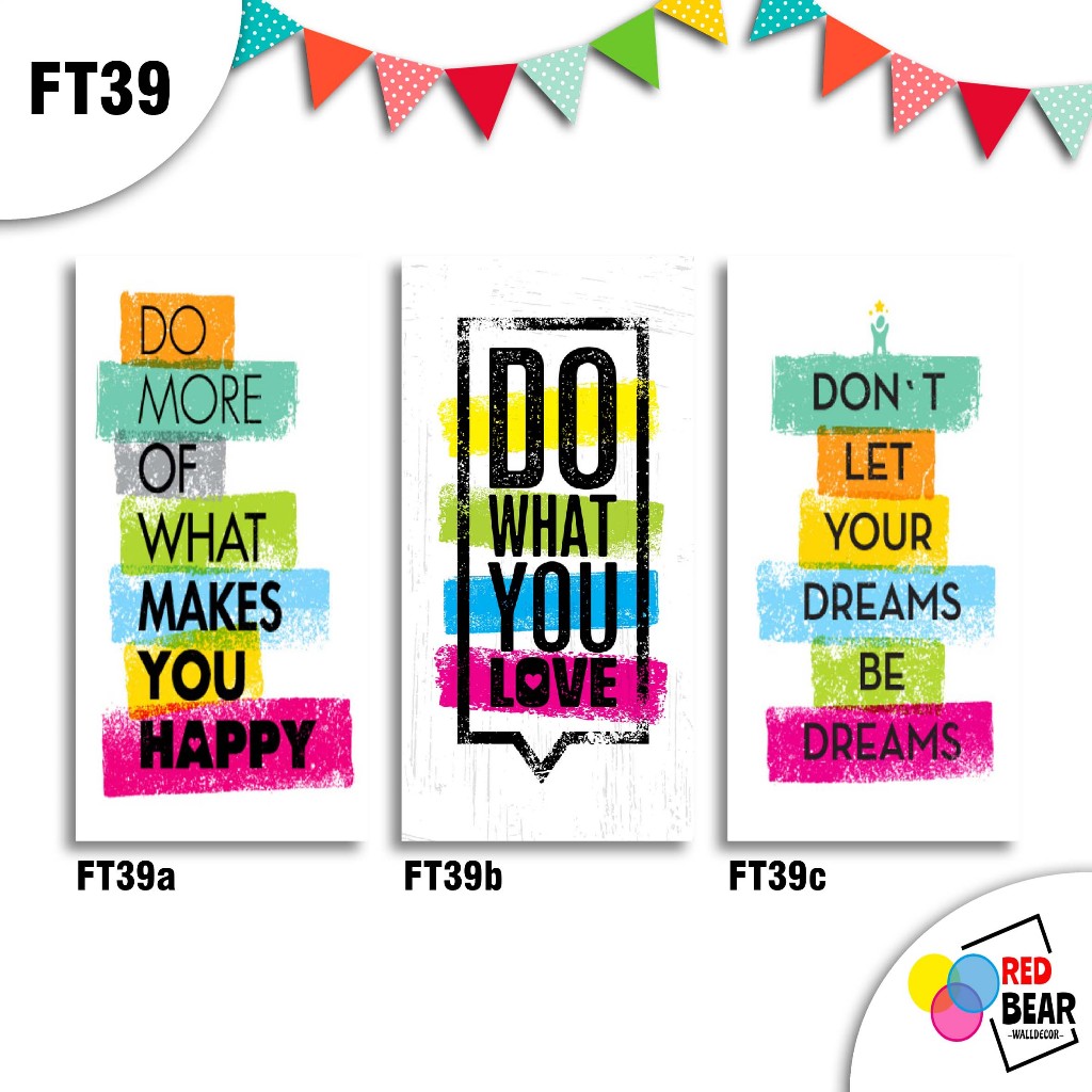 RedBear Walldecor / Pajangan Dinding / Pajangan / Hiasan Dinding - FT39