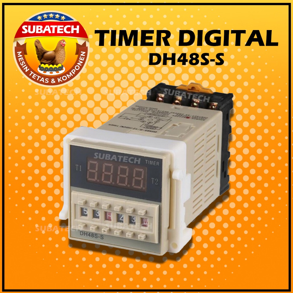 ern Timer Digital DH48SS untuk Mesin Tetas Telur Otomatis 77
