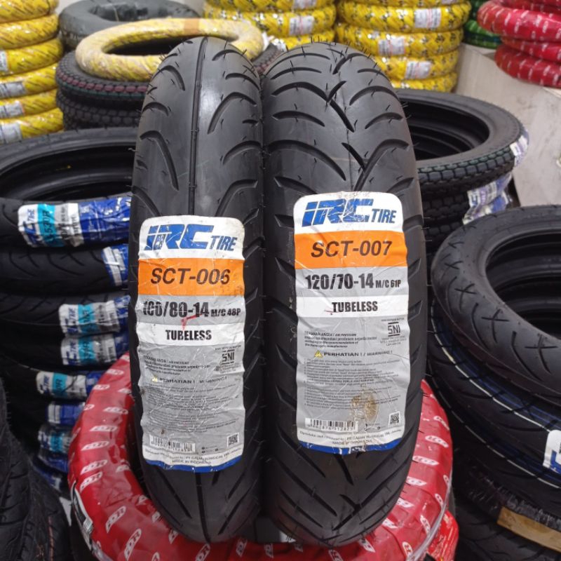 PAKET BAN PCX 150, VARIO 160 IRC ORIGINAL 100%