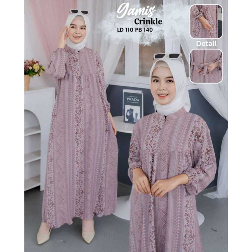 Gamis Crinkle Motif