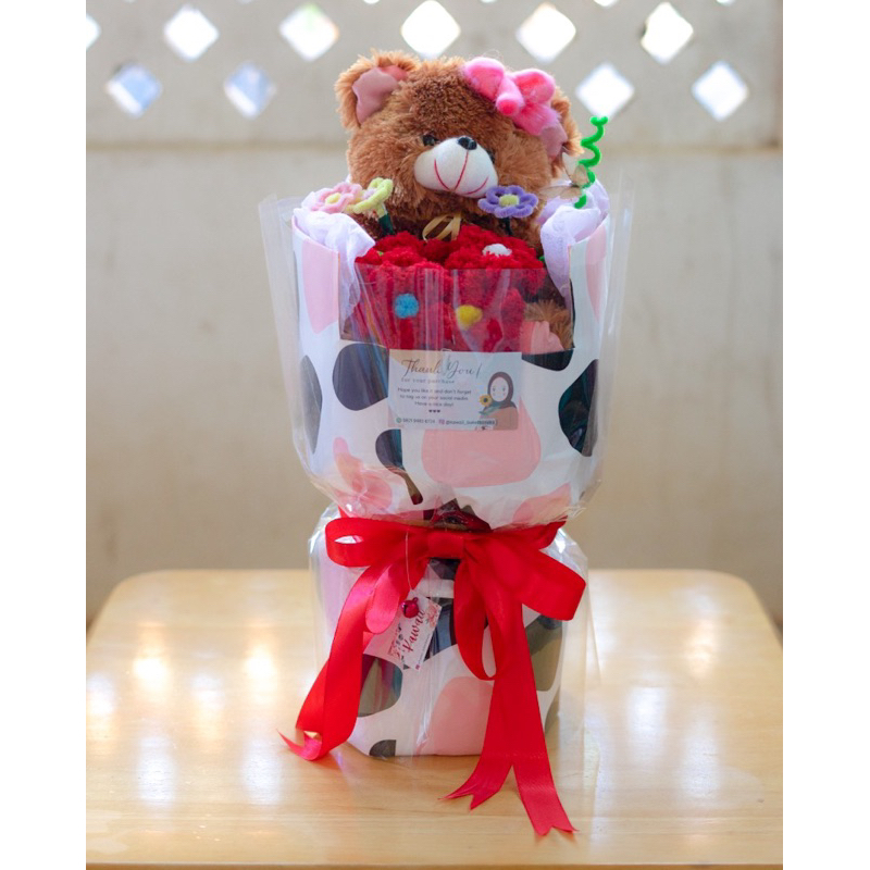 

Buket Boneka/Bunga (Beruang)