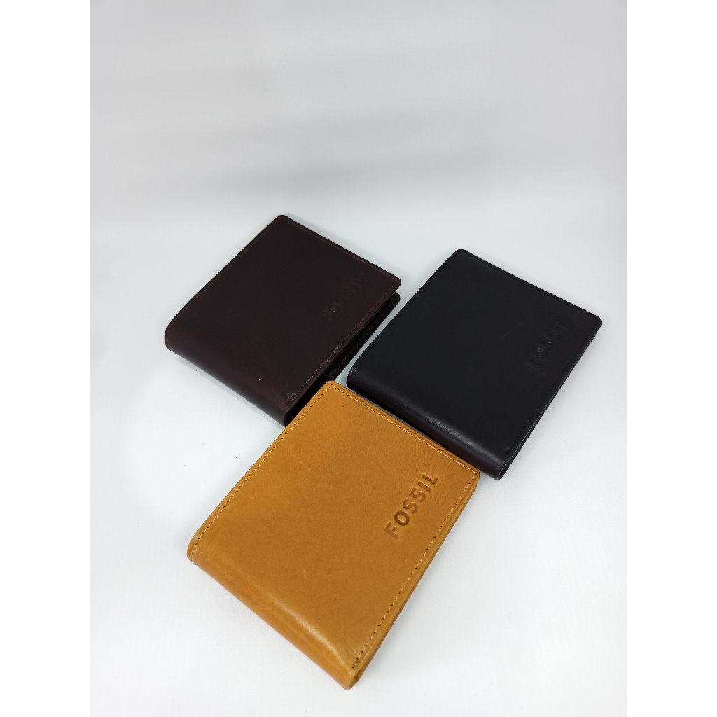 Dompet pria kulit garut unik harga murah Fosil