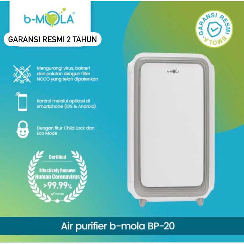 Bmola b-Mola BP20 Air Purifier Garansi Resmi