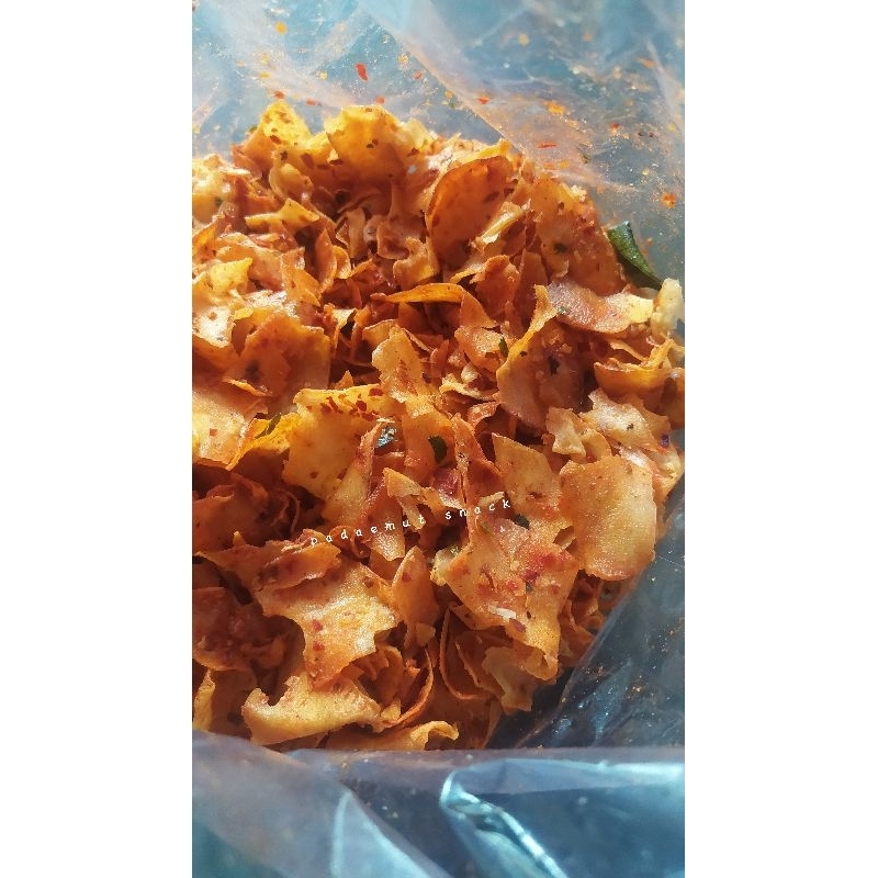 

KERIPIK SINGKONG KRIWIL PEDAS DAUN JERUK 250g