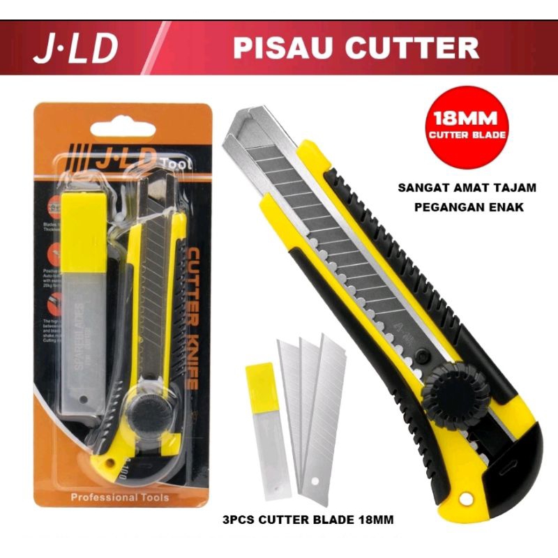 

JLD pisau cutter 18mm - cuter L500