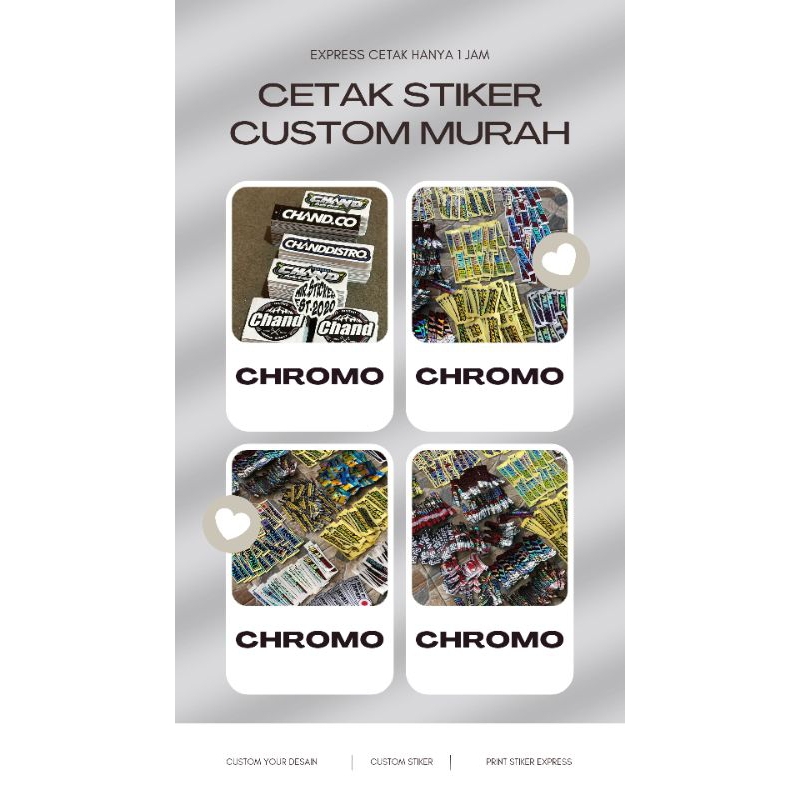 

CETAK STIKER CUSTOM EXPRESS TERMURAH