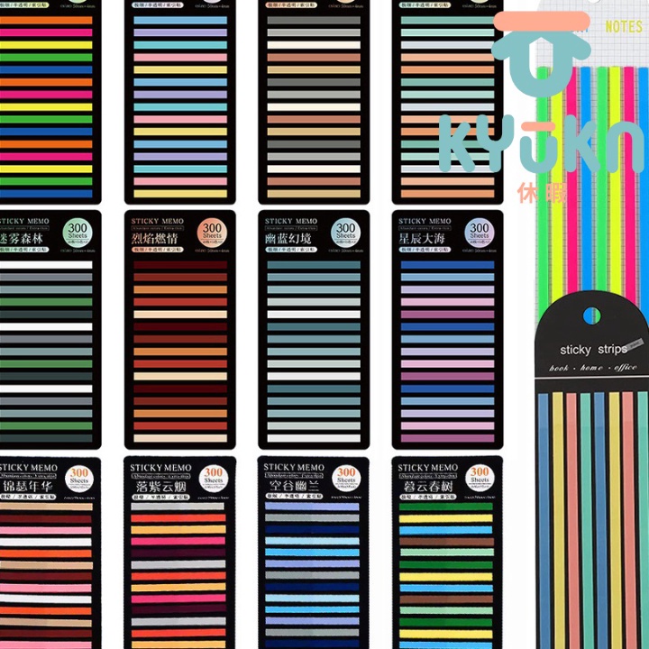 

Sticky Text Hhlhter Strips KYUKA