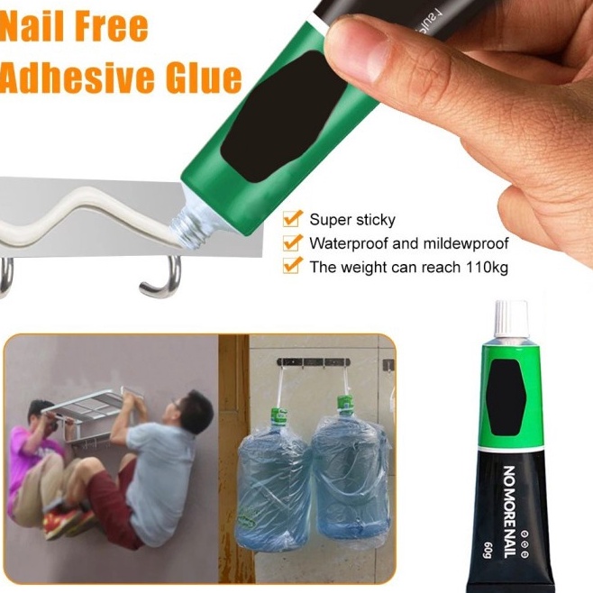 

Lem Pengganti Paku Tembok Lem Super No More Nail Adhesive Glue 6gr