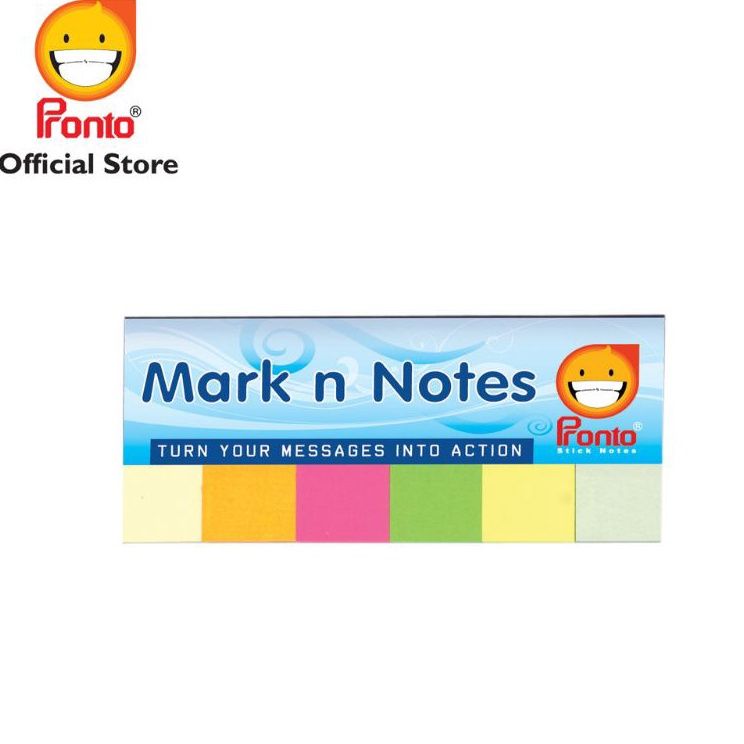 

Stock Banyak Pronto Mark n Notes 6 warna 1set6wrn