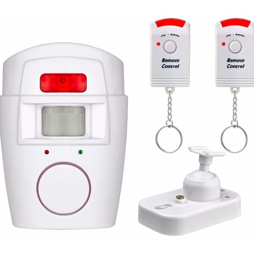an Alarm Maling alarm anti maling alarm rumah Infrared anti maling Sensor Gerak dengan 2 Remote