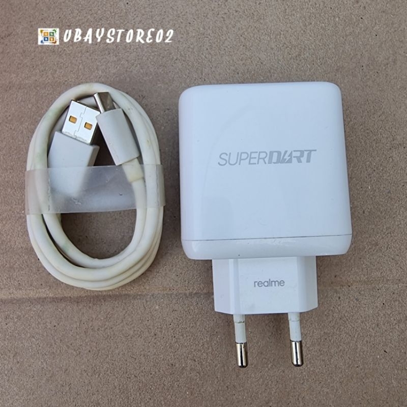 Charger Copotan Realme 7 Pro 65 Watt SUPERDART Original