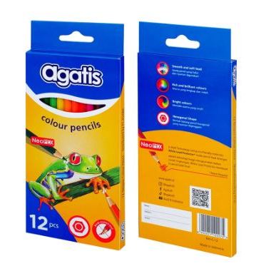 

AGATIS PENSIL WARNA NEOPEX PERMANENT COLOUR PENCIL HEXAGONAL C12 FULL LENGTH / PENSIL PANJANG