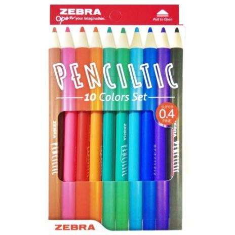 

Zebra Penciltic 10 Colours In 1 Set Product