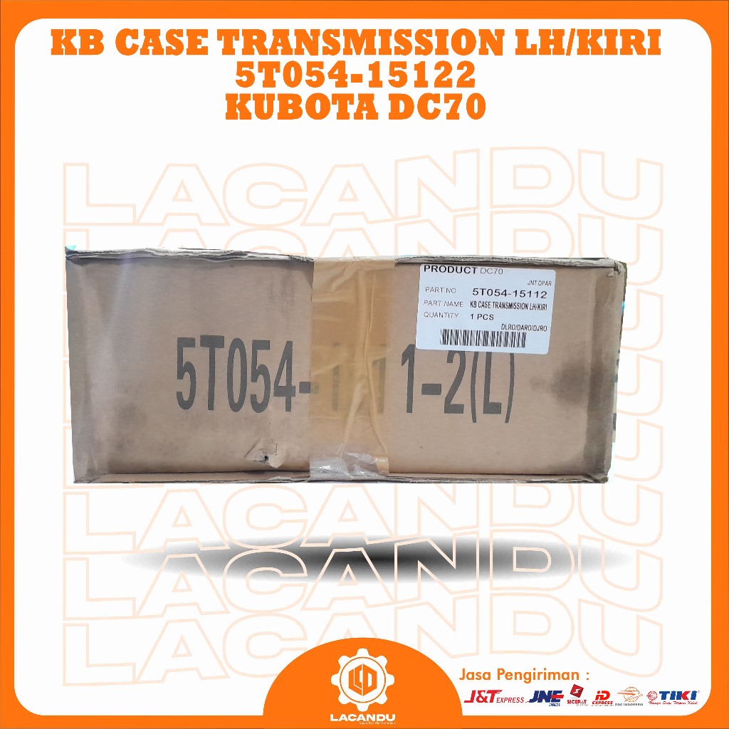 KB CASE TRANSMISSION LH/KIRI 5T054-15122 KUBOTA DC70for COMBINE HARVESTER LACANDU PART