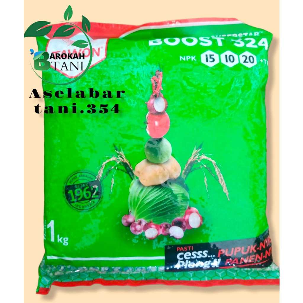 Pupuk NPK Tawon Booster-324 15-10-20+TE - isi 1 kg