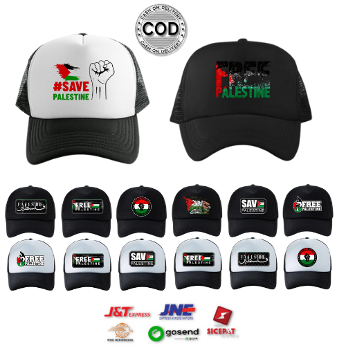 Topi Palestina / Topi trucker Palestina / Topi Palestina Dewasa