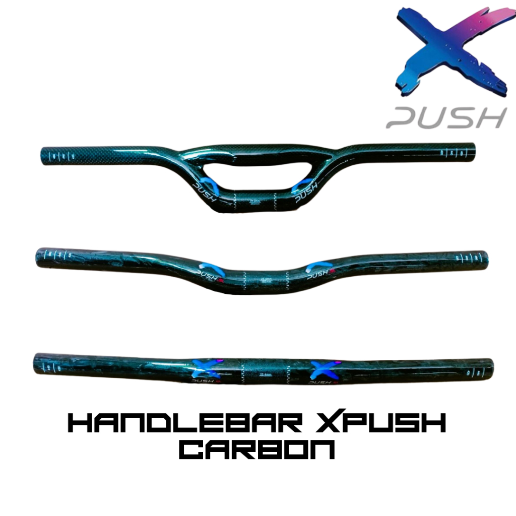 handlebar stang xpush balance bike pushbike anak carbon 19mm 22mm