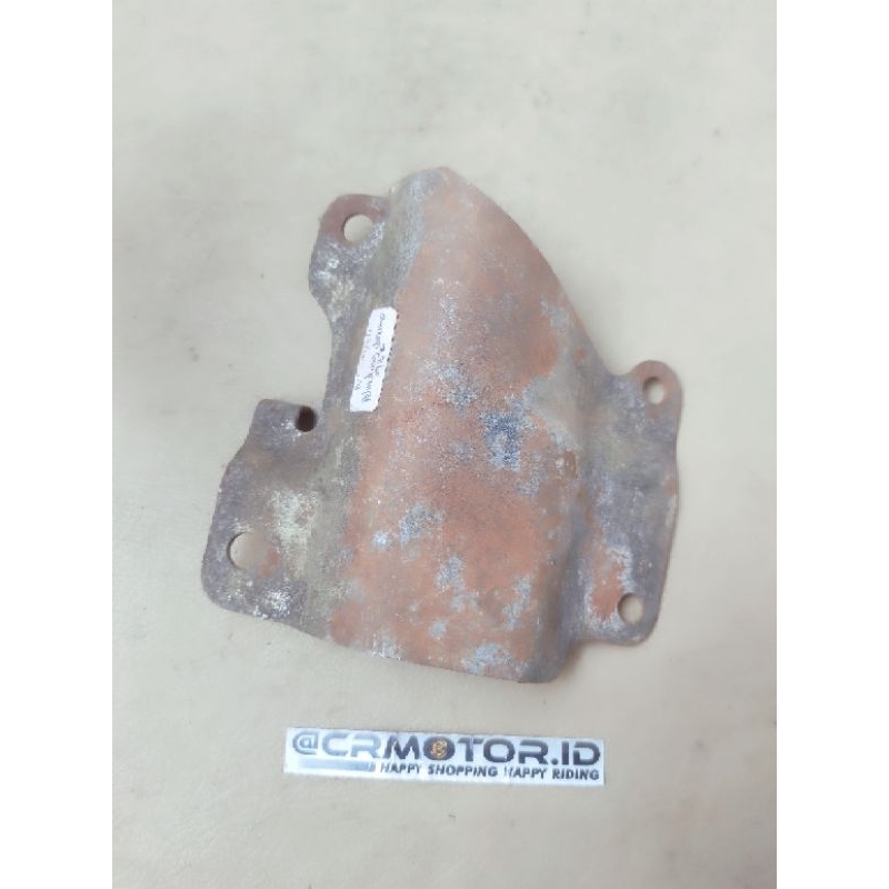 original cover plat besi tutup dinamo bawah mesin stater starter fizr fiz r f1zr alfa ori