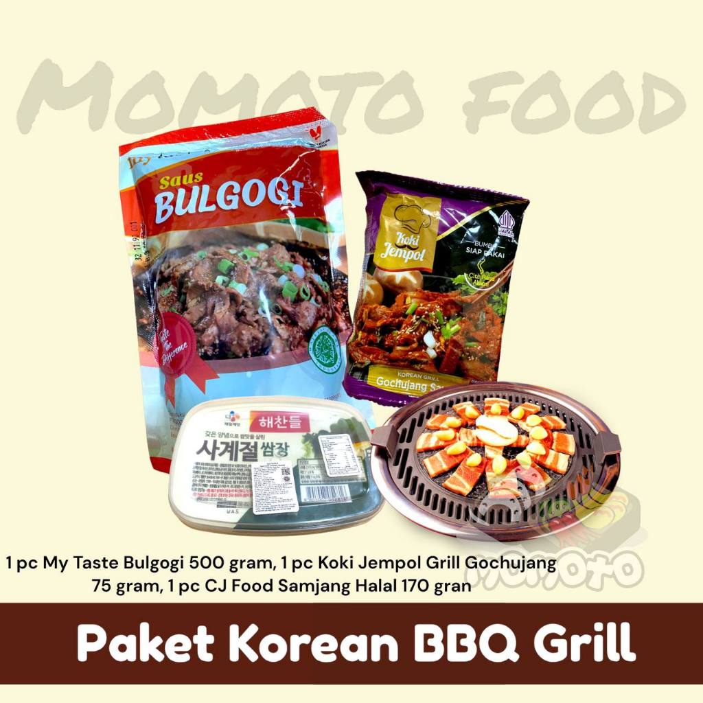 

Paket Korean Barbeque Grill BBQ HALAL Korbeq Lengkap Tahun Baru