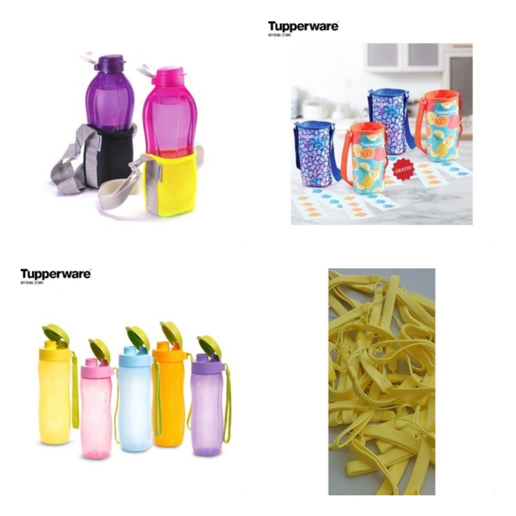 TUPPERWARE STRAP SLIMLINE TALI BOTOL MINUM POUCH ECO BOTTLE 2L 1PC