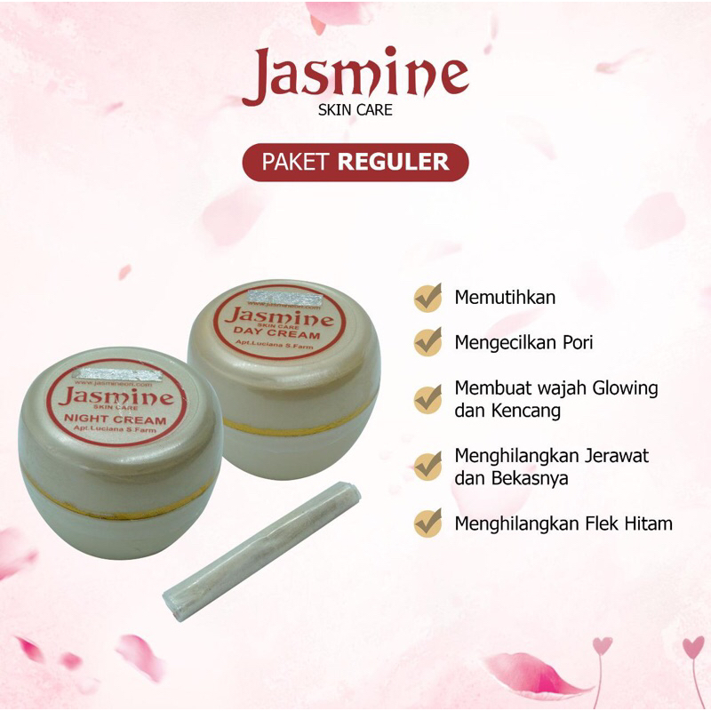 RatuKinclong | Paket Cream Jasmine Reguler Ori 100% BPOM