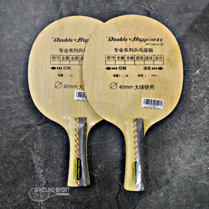 Kayu Bet Pingpong / Bat Tennis Meja DHS 5001 Double Happiness
