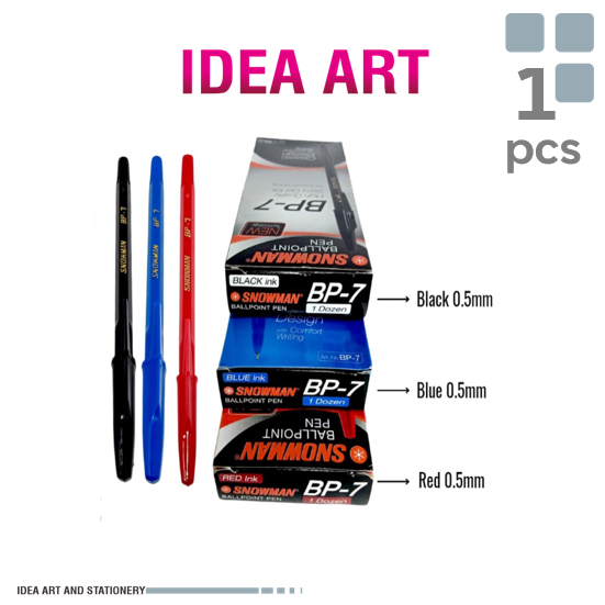 

Pena Ballpoint Snowman Bp-7 / Pak