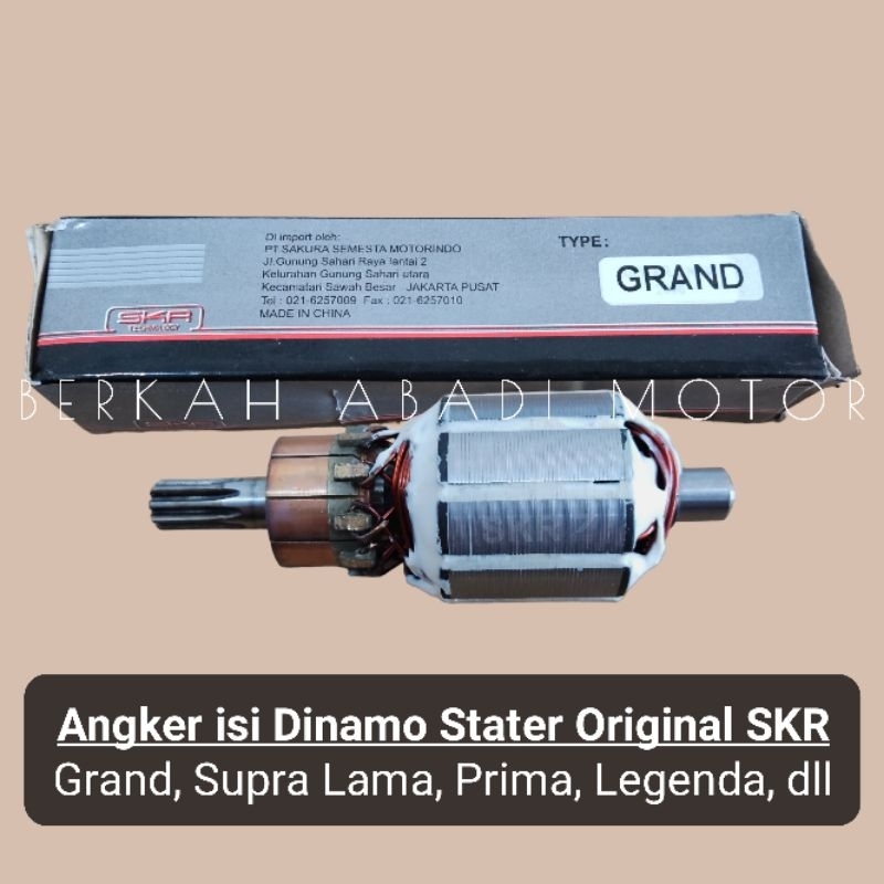 Angker Dinamo Stater Grand Supra Lama Prima Legenda Original SKR | Armature Angker Starter Murah
