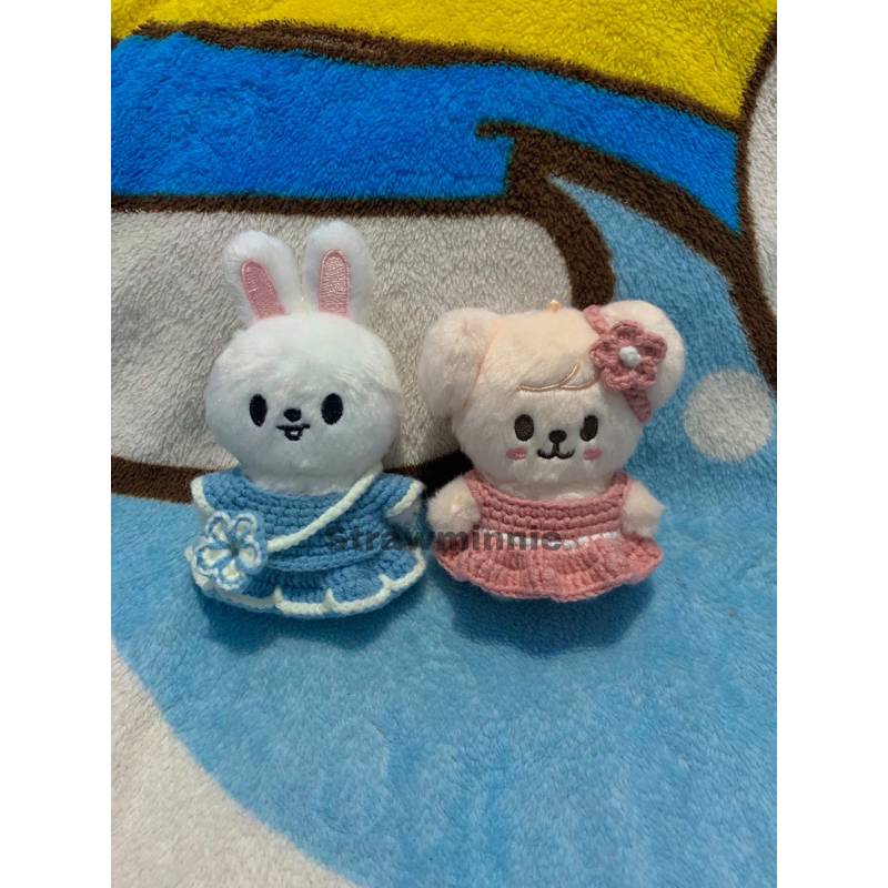 Baju rajut Skzoo Pilot Magic School (10cm) Crochet clothes Kpop doll