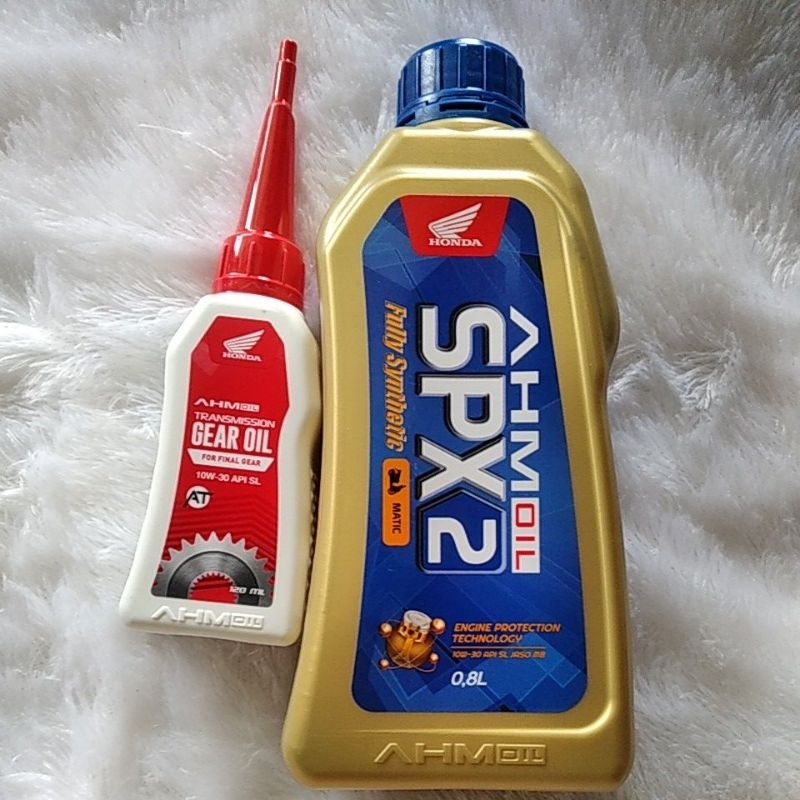 Oli spx2 & oli gardan ahm satu paket termurah asli