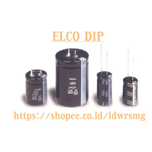 Elco Capasitor Kapasitor 100uf 100 uf 100mikro 200v 200 volt