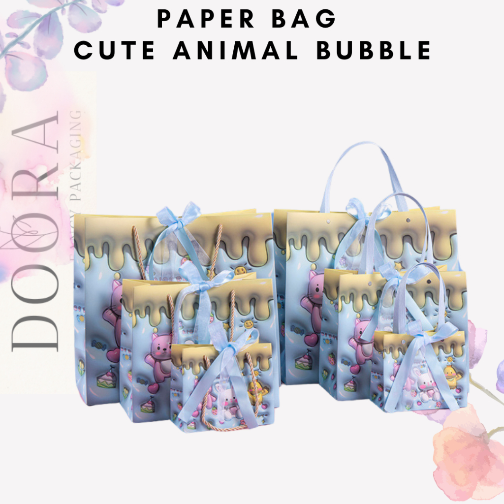 

Paper Bag Cute Animal Bubble