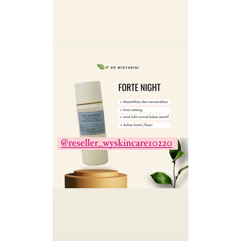 BEST SELLER ‼️DR WIDYA NIGHT FORTE