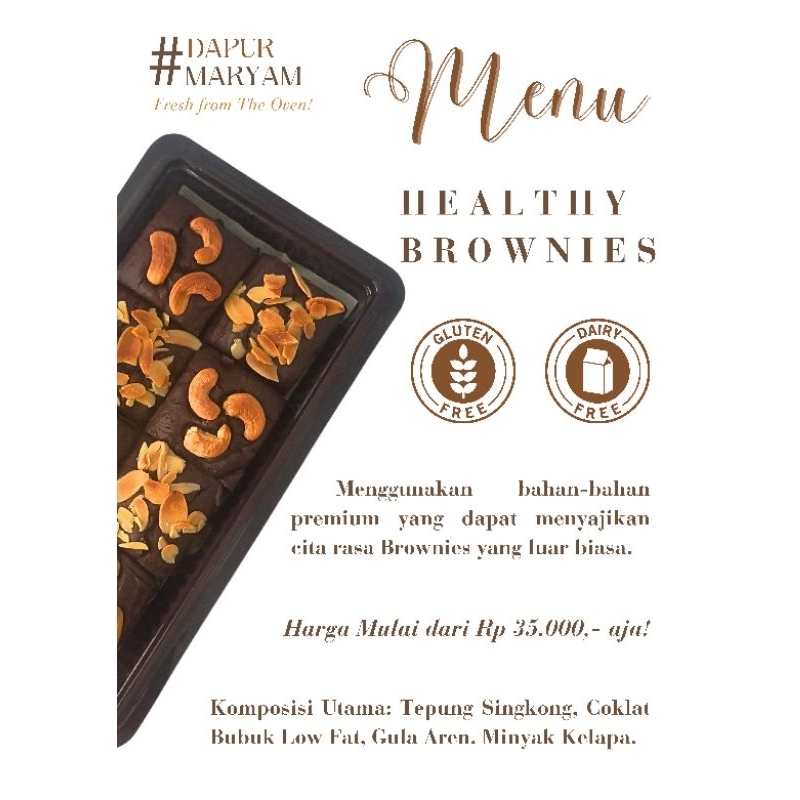 

Healthy Fudgy Brownies!