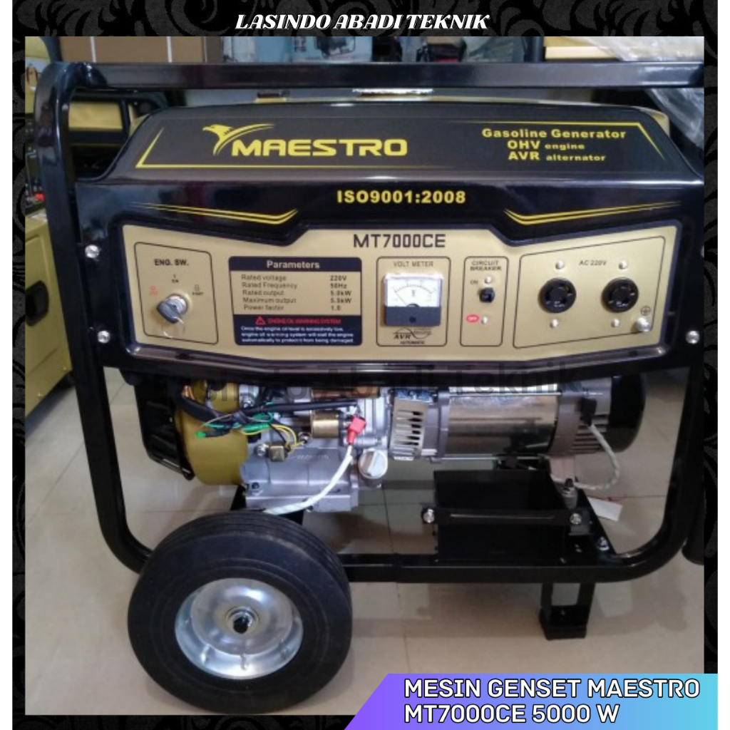 Mesin Genset Maestro MT7000CE Generator 5000 W MT 7000 CE