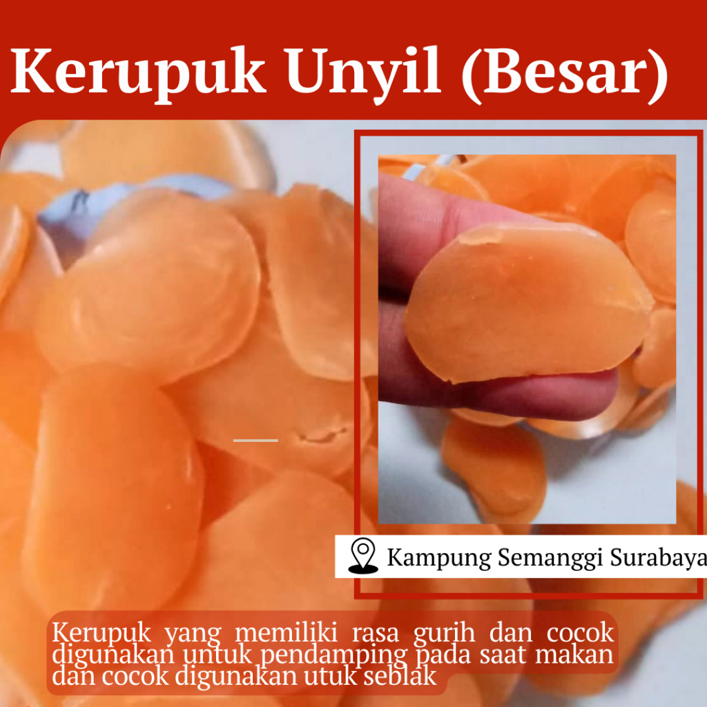 

Kerupuk uyil Besar, Gado gado, ketoprak, Kerupuk Seblak, Kerupuk Mentah, Kerupuk termurah, agen kerupuk surabaya COD