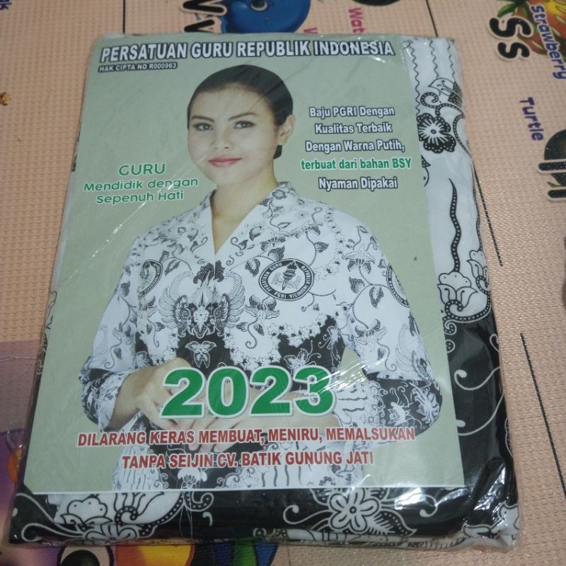 KAIN BAHAN BSY BAJU BATIK PGRI TERBARU 2023,SNI 100%ORIGINAL