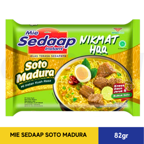 

MIE SEDAAP SOTO MADURA 82gr