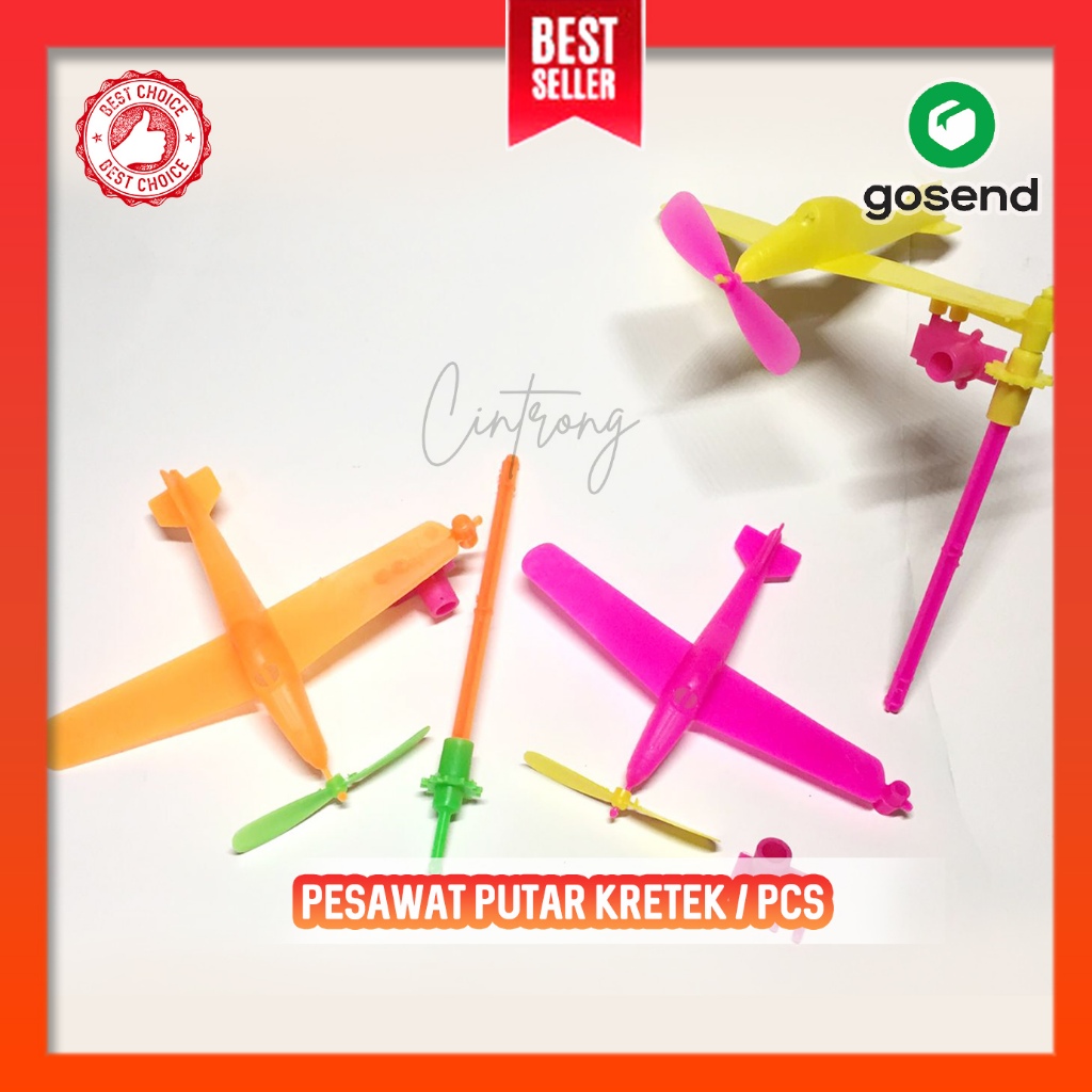 Mainan Pesawat Baling Putar Kapal Putar B29 Kretek 1 Pcs
